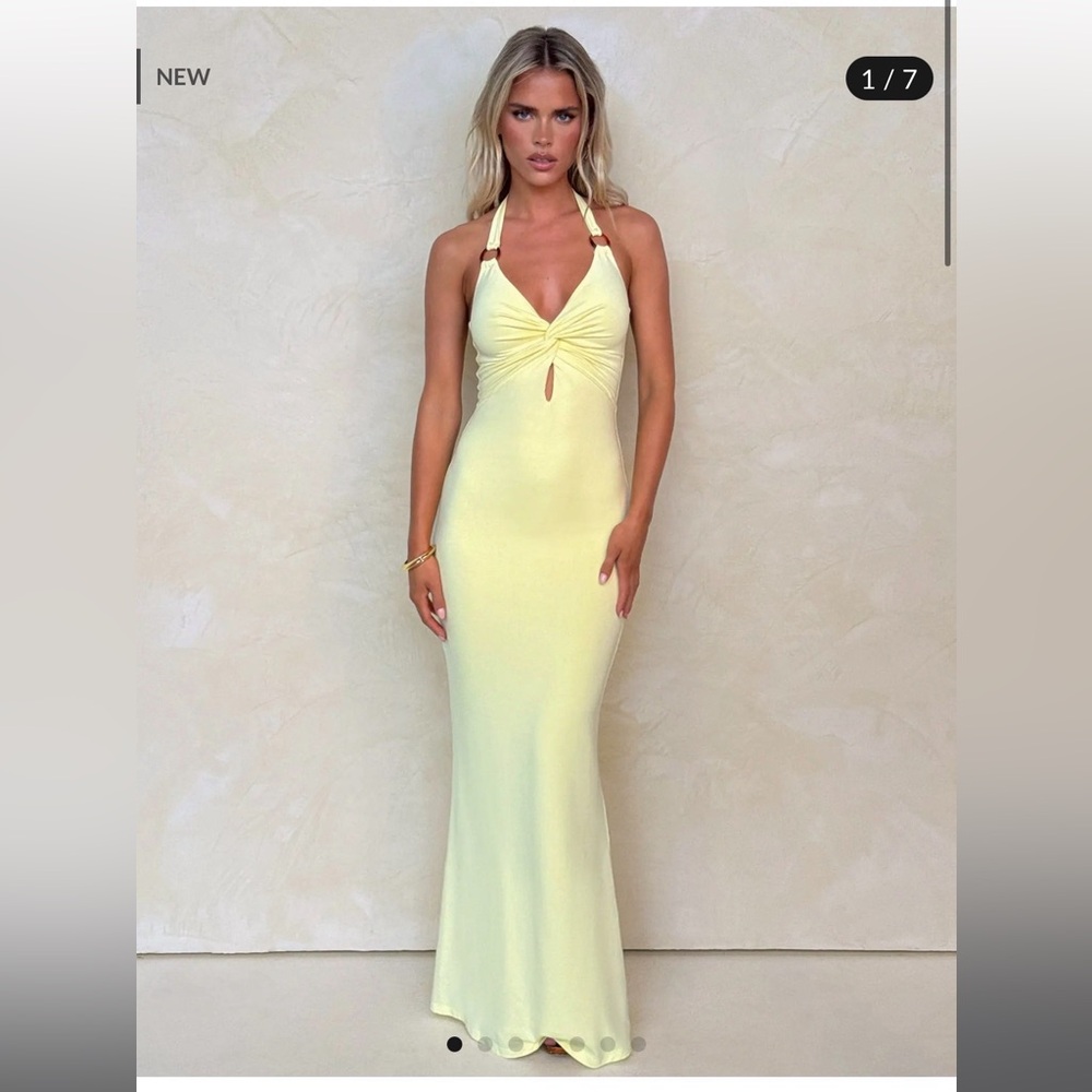 Tiger Mist Zeneva Maxi Dress in Yellow